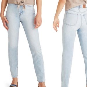 MADEWELL The Curvy Perfect Vintage High Waist Jeans size 25 light wash